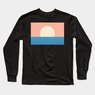 Sunset Pink Sky - Horizon Long Sleeve T-Shirt